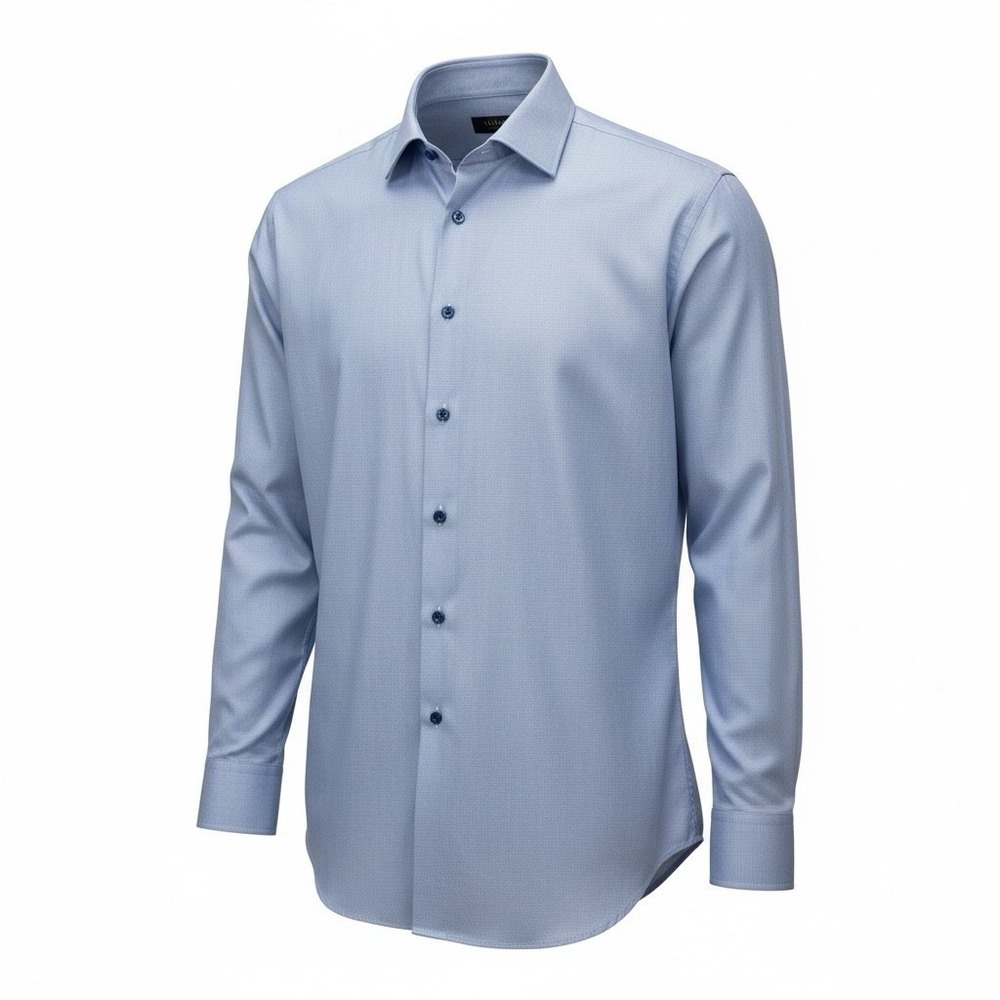 ETON Shirt 16.5 Large Contemporary Fit Blue Dress Shirt 42 Business Formal